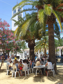 Feria y Fiestas de Villafranco del Guadalhorce, Plaza Mayor