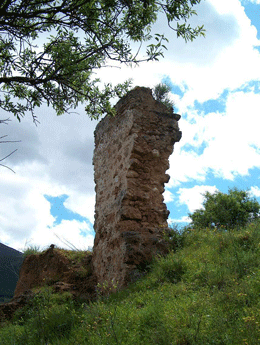Restos del castillo de las Torres del Fahala