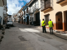 Obras calle Fuengirola